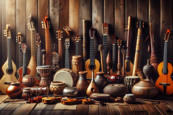 Instrumentos folclóricos encantadores: un viaje cautivador.